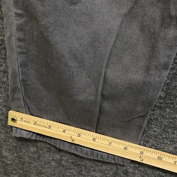 Carhartt Pants‎ Mens 38x30 Gray Rugged Flex Carpenter Canvas Relaxed Fit Utility - Picture 7 of 10